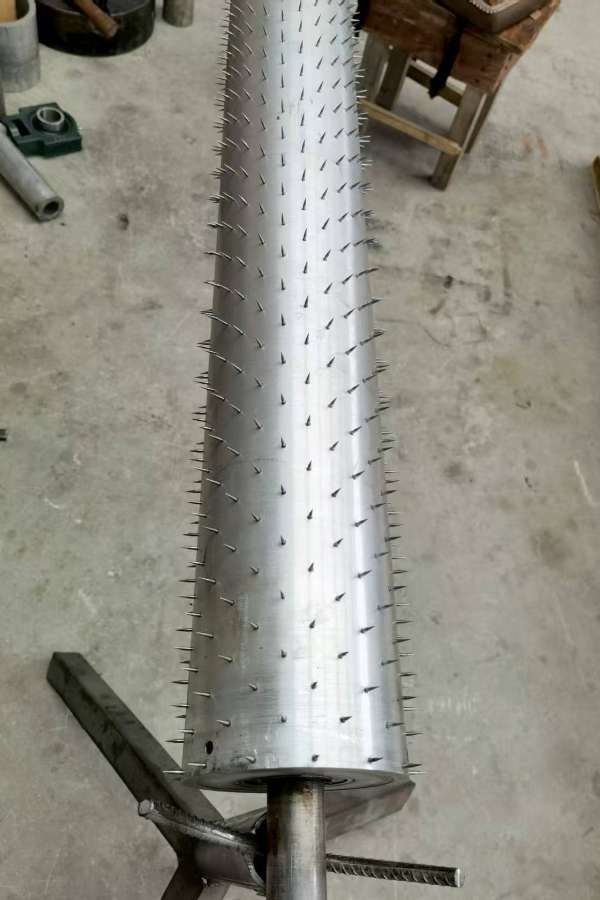 pinned roller for air ventilation film manufacturing